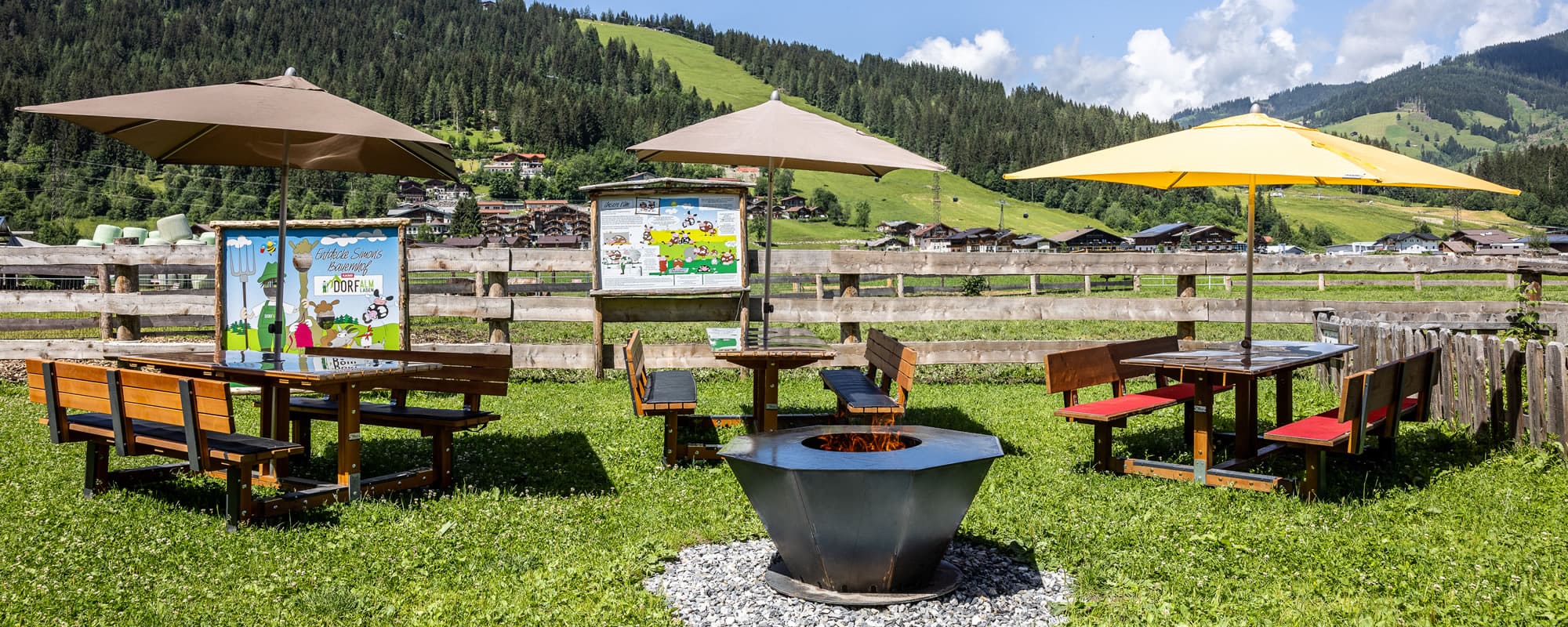 Grillplatz in der Dorfalm